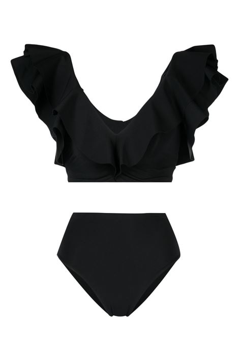 Black Mila ruffled bikini - MAYGEL CORONEL women MAYGEL CORONEL | BK005BLK